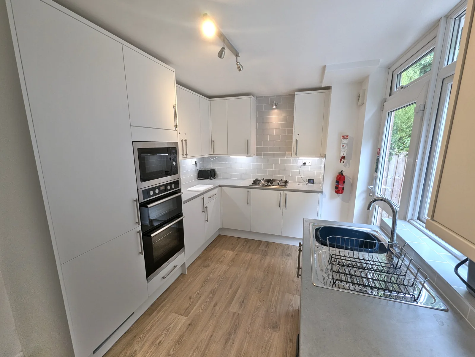 Modern fitted shared kitchen